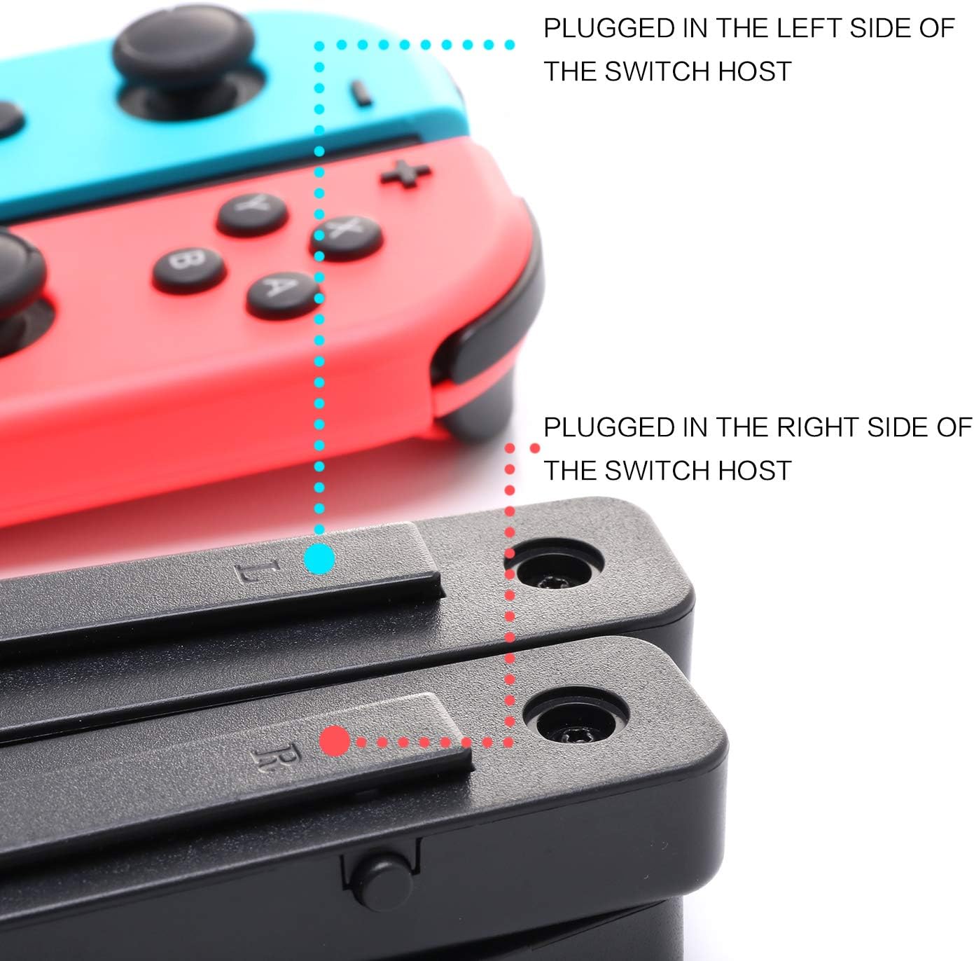 Stand for Nintendo Switch, Holder for Nintendo Switch and Switch Car Mount - Black ( 2 in 1)