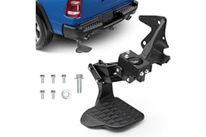 Rear Bed Step,Retractable Bumper Tailgate Step for Dodge Ram 1500 2024 2025 2026 Truck Rear Bedsteps,Replaces 82216597AC