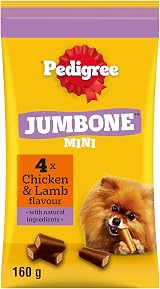 Pedigree JUMBONE Mini Adult Chicken & Lamb 32 Chews 8 x 160g view 1