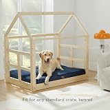 Bedsure Extra Large Pet Bed Navy Orthopedic Egg Crate Foam 112x81x7.6cm view 8