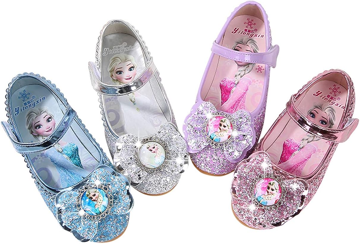 Chaussures De Princesse En Gelée PVC Pour Fille – Talon 4,5 Cm, Longueur 19 Cm, Décor Nœud, Pour Déguisement, Fête, Cadeau