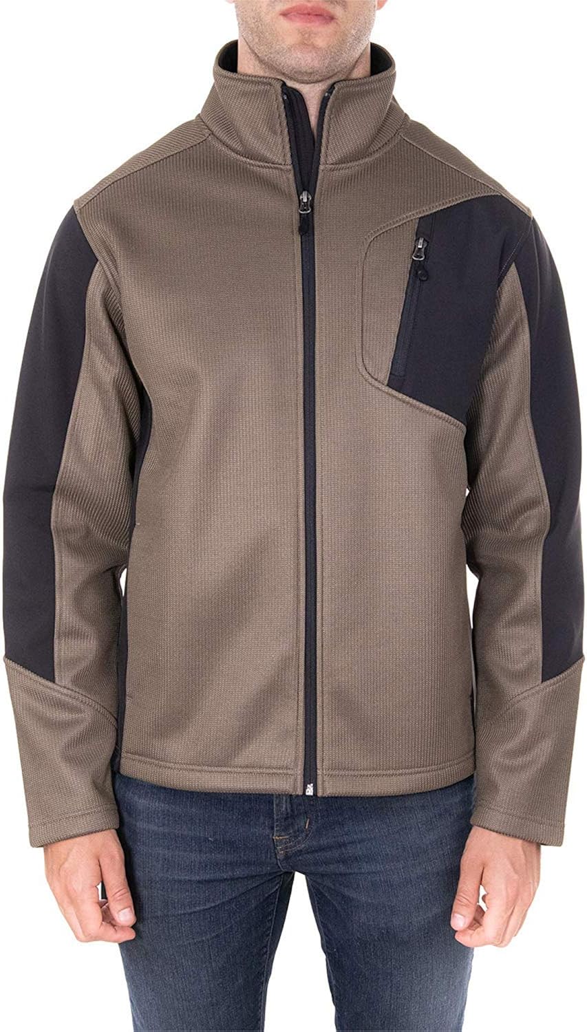 Swiss Alps Mens Sweater Knit Fleece Lined Zip-Front Jacket at  Men’s Clothing store
