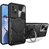 Compatible with Samsung Galaxy M51 Case,with Slide Camera Lens Cover Compatible with Samsung SM-M515F/DSN Galaxy M51 / SM-M515F Case Black