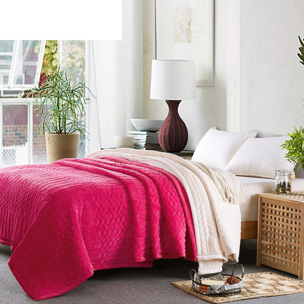 JYGFBSJAVO blanket sheets/double blanket/Thick air conditioning blanket/blanket/winter blankets/thermal blanket-E 150 * 200cm(59x79inch)
