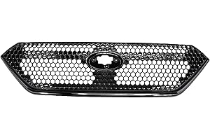 Front Bumper Grille Compatible with Subaru WRX 2022–2023, Gloss Black Mesh Replacement