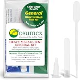 Osumex Heavy Metal Test General Kit for Humans 1 Pack - 8 Range Heavy Metal Urine Test Kits, Metal Testing Kit, Heavy Metal Testing Kit, Urine Metal Tester Heavy Metal Detection, Heavy Metals Test Kit