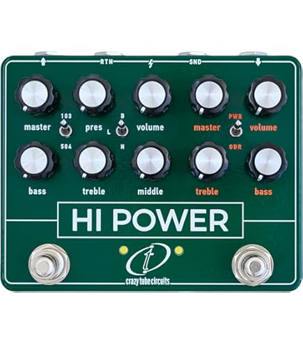 週末値下げ HI POWER crazy tube circuits ドライブ Amazon.com: Crazy Tube Circuits Hi Power Dual Overdrive/Amplifier