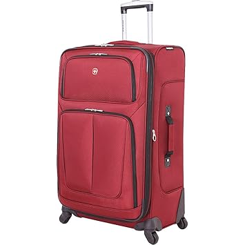 Swiss Gear Polyester 31.75 cms Burgundy Softsided Check-in Luggage (6283131181)