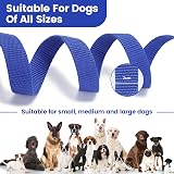 HAPPY HACHI 3m/10ft Dog Training Lead Nylon Leash 360° Clip Soft Handle Blue view 4