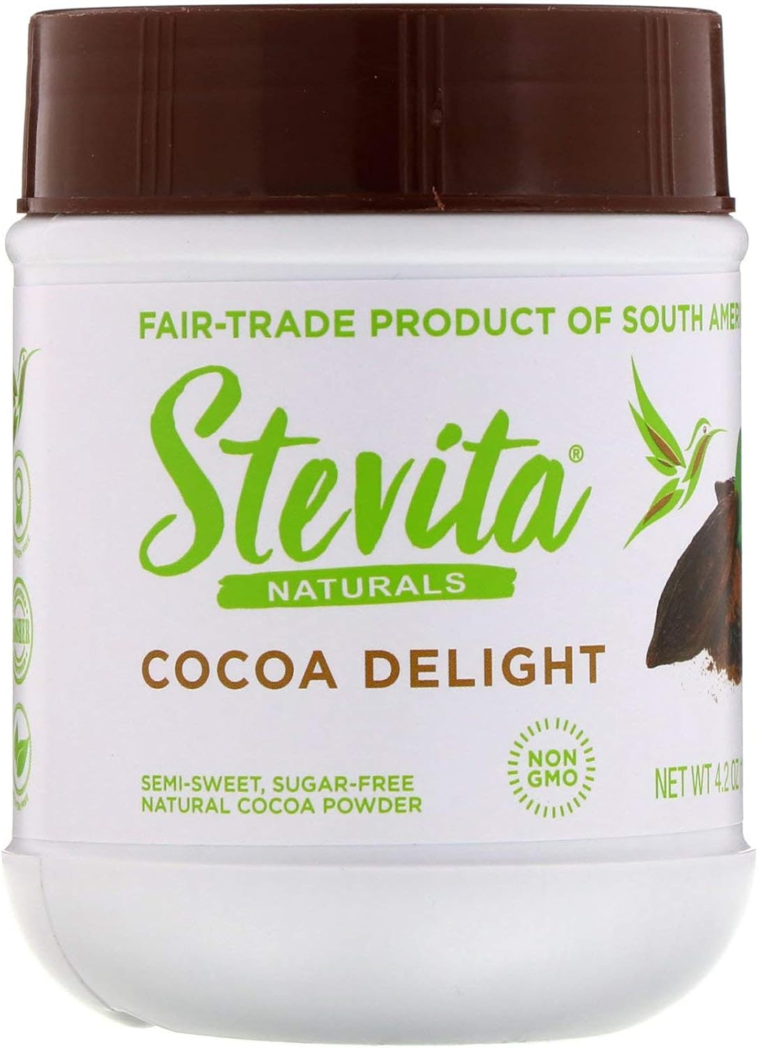 Stevia Drink Mix, CHOCOLATE, 4.2 OZ (Pack of 6) by Stevita