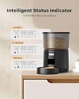 BEMOONY Automatic Cat Feeder 3L, 1-6 Meals, 10s Voice, Dual Power view 8