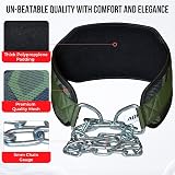 AQF Dipping Belt Weight Lifting Chain Green Camo Neoprene 36in Chain view 4