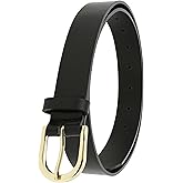 FASHIONGEN - Women's belt in vegetable-tanned bull leather, 3 cm wide, RIVOLI