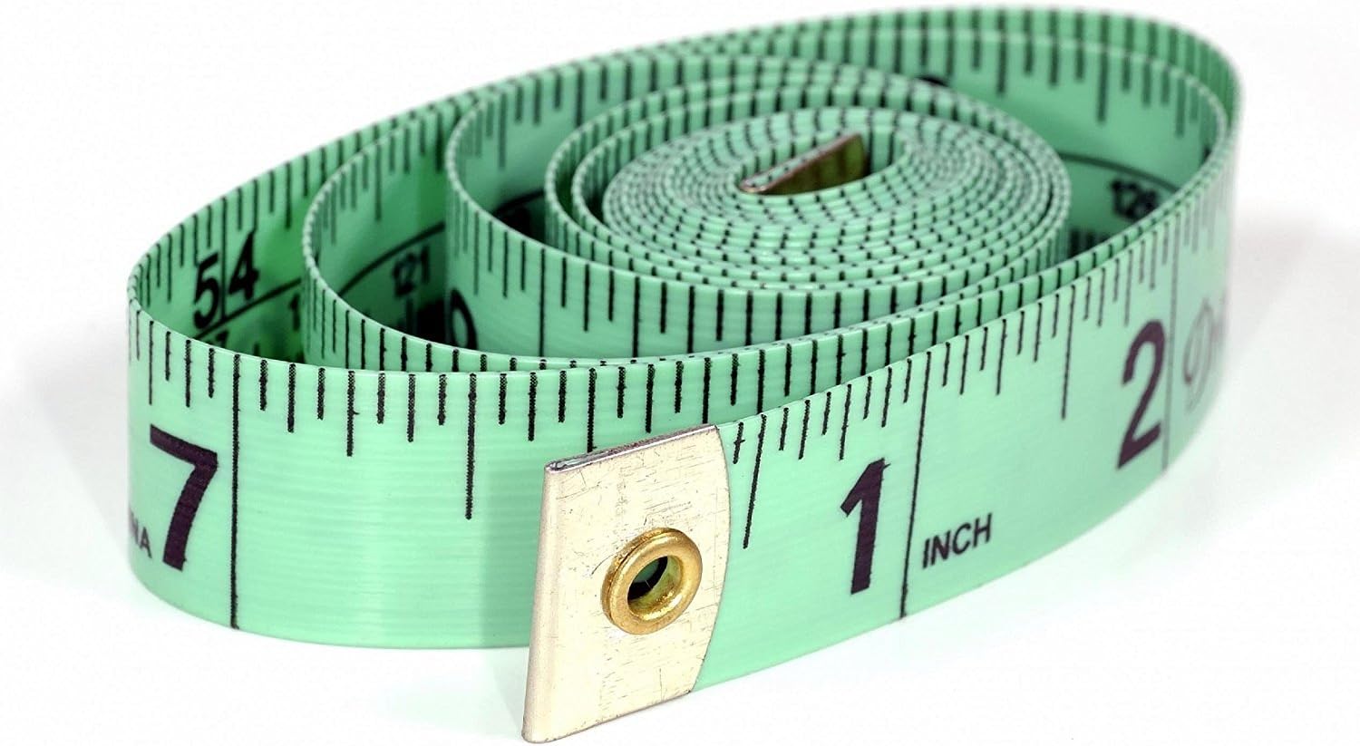 OnlineGroceryStore(TM) 1.5M 60 Inches Soft Plastic Sewing Tailor Tape Measure Green