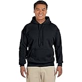 Fashion Gildan 18500 Hooded Sweatshirt Black XXX-Large