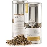 Golden Moon Organic Herbal Detox Tea - Loose Leaf, Non GMO - Travel Tin (36 Servings)
