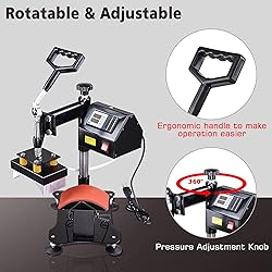 Yescom 5 1/2" x 3" Desktop Iron Cap Heat Press