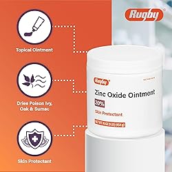 Rugby Zinc Oxide Ointment Skin Protectant