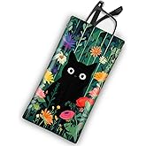 Mcapirivo Soft Sunglasses Eyeglass Glasses Case,7x3.5inch Portable PU Leather Squeeze Top Holder Bag Pouch for Women Men