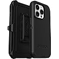 OtterBox iPhone 15 Pro (Only) - Defender Series Case - Black - Screenless - Rugged & Durable - with Port Protection - Holster Clip Includes - Non-Retail Packaging