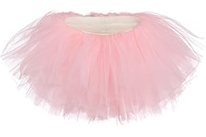 My Lello Little Girls 10-Layer Short Ballet Tulle Tutu Skirt (4 mo. - 3T)