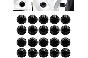 Gseigvee 20 PCS Car Door Protector, Dot Anti-Collision Stickers, Vehicle Bumper Protector, Self Adhesive Car Bumper Pad, Car Door Shock Pad, Universal for Most Cars, Trucks, SUVs (Black #1)