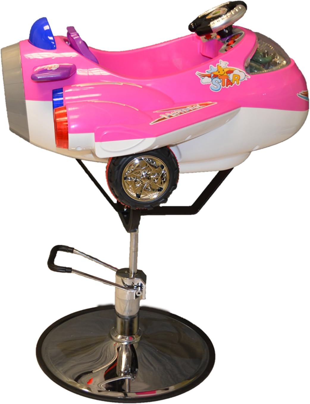 lcl spa equipment on Amazon Com Lcl Beauty Childrens Pink Airplane Hydraulic Child Kid S Barber Styling Chair Salon Beauty Equipment Kitchen Dining