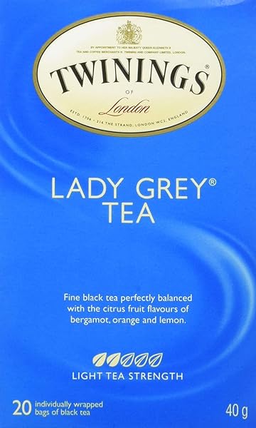 TWININGS TEA LADY GREY TEA, 20 CT