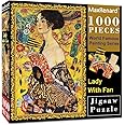 MaxRenard Game Jigsaw Puzzle 1000 Pieces and Up Fine Art Collection Toy Klimt Lady with Fan