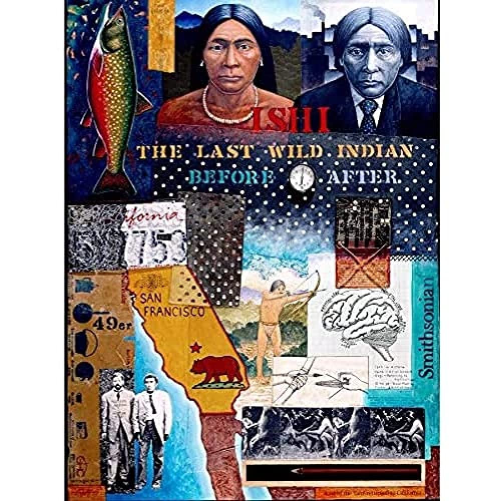 Bradley White Earth Ojibwe Last Wild Indian Painting Art Print Canvas Premium Wall Decor Poster Mural