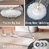 Msxenophile 3pk Spin Mop Heads Replacement Standard Round Universal 360° view 4