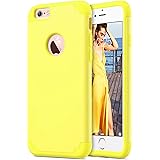 ULAK iPhone 6S Case, iPhone 6 Case, Slim Fit Dual Layer Soft Silicone & Hard Back Cover Bumper Protective Shock-Absorption &