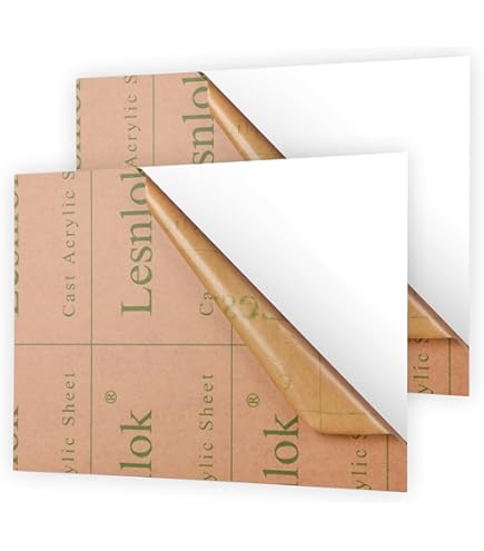 6 Stuks Acryl Vellen 30x30cm - 3mm Dikke Transparante Plexiglas Platen Voor DIY & Displays