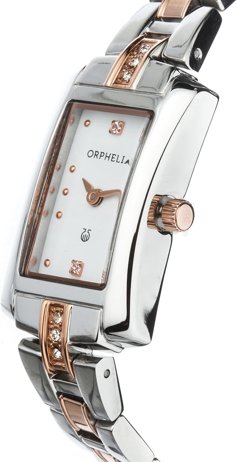 Orphelia Women's Quartz Watch with White Dial Analogue Display and Silver Stainless Steel OR53371012, White/Multicolour - Image 5