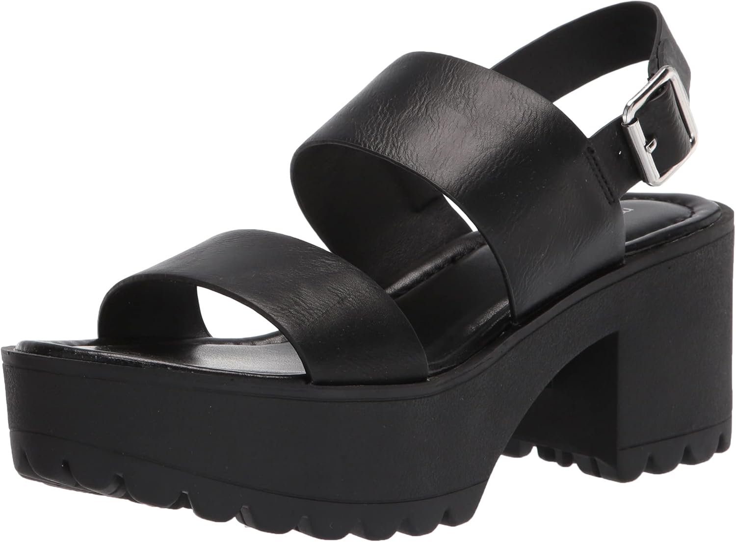 Madden Girl Women's COLIEE Heeled Sandal, Black Paris, 7.5 UK Amazon