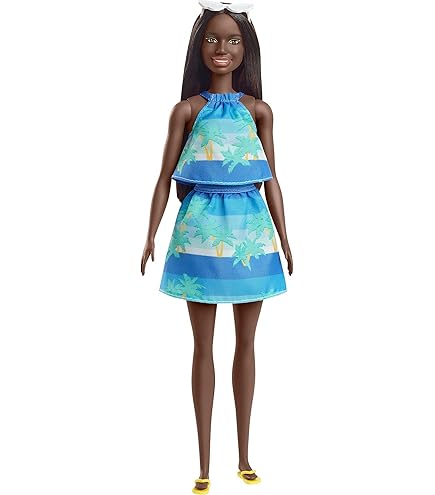 Amazon.com: Barbie Black Hair Holiday Doll : Toys & Games