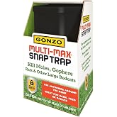 Gonzo Home Pest Control Trap - Gopher Trap, Large - 15.5 x 13 x 7.5 in - Black