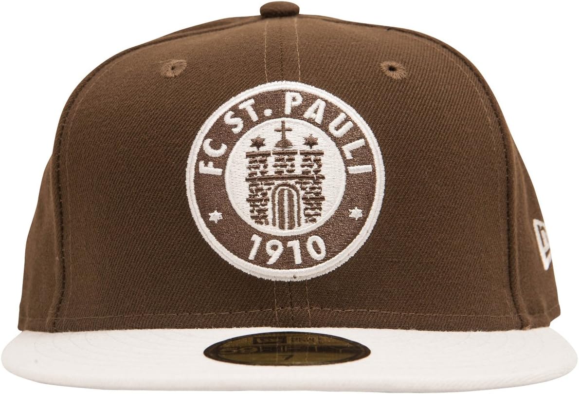 FC St. Pauli New Era 59 Fifty – Gorra Marrón de Color Blanco ...