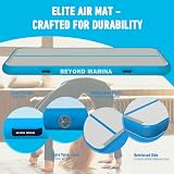 BEYOND MARINA Inflatable Gymnastics Mat 3m Purple 10cm Thick w/ Pump view 4