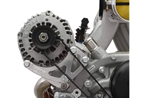 ICT Billet LS Truck Alternator Relocation Bracket Passenger Side High Mount Compatible with Truck / LS3 L99 Camaro SS 4.8L 5.3L 6.0L 6.2L LSX LM7 LR4 LQ4 L59 LQ9 LM4 L33 551526-LS01-3