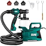 Paint Sprayer, NEU MASTER 600 Watt High Power HVLP Home Electric Paint Spray Gun with 3 Spray Patterns and Adjustable Valve K
