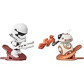 STAR WARS Battle Bobblers First Order Stormtrooper Vs BB-8 Clippable Battling Action Figure 2-Pack, Bobbling Toys for Kids Ages 4 and Up