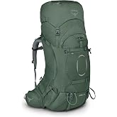 Osprey Ariel 55L Women's Backpacking Backpack, Green WXS-S | hiking pack, camping gear, overnight trail pack, Green color, WXS-S size
