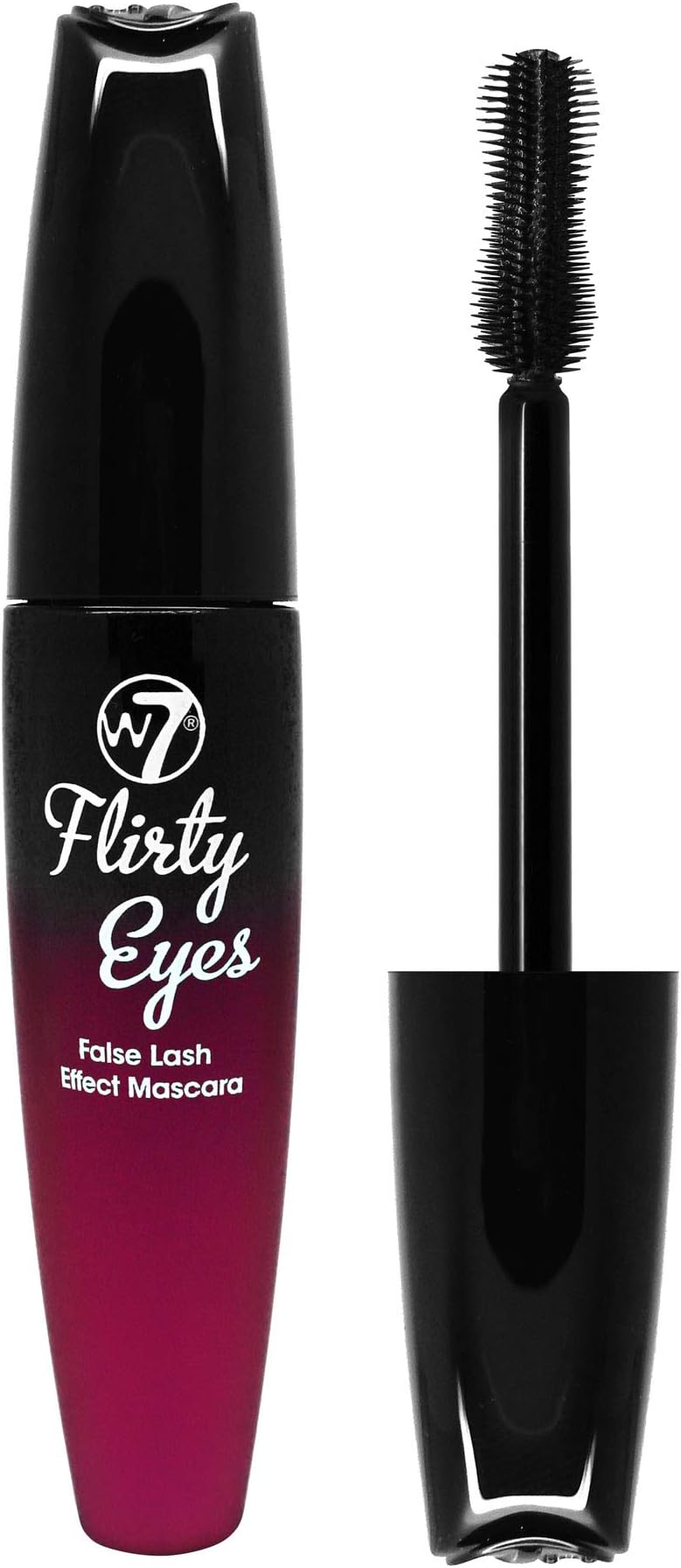 W7 Flirty Eyes Mascara Hourglass Black Volume Length Long-Lasting
