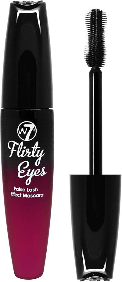 W7 Flirty Eyes Mascara Hourglass Black Volume Length Long-Lasting