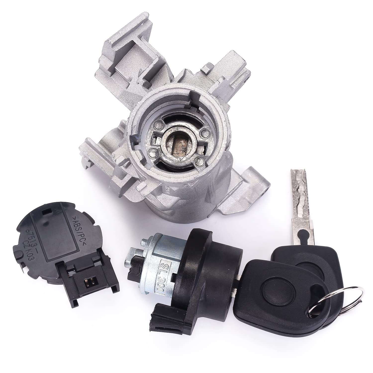 Photo 1 of Ignition Switch Lock Cylinder with Key Ignition Switch Kit 1K0905851B Compatibile for V-W Jett-a 2005-2011, MK5 Aud-i A3 R8