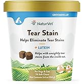 Tear Stain Remover for Dogs and Cats with Lutein, Eye Stain Supplement, Keep Fur Clean with Our Tasty Tear Stain Supplement S