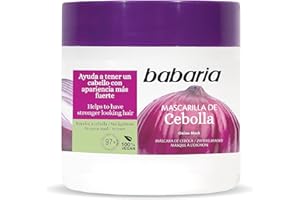 Babaria Onion Hair Mask - No Smell, No Tears - Purifying and Antioxidant Properties - Improves Hair Growth - Adds Gloss and Shine - Reduce Itchy Scalp, Dandruff, and Frizz - 13.5 oz Masque