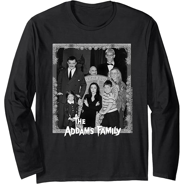 Amazon.com: The Addams Family Portraits Long Sleeve T-Shirt