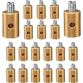 MCSDFN 20PCS Solderless Cable Nipples Universal 6mm Throttle &amp; Brake Cable Ends Solderless Throttle Cable Nipple Accessories for Car Motorcycle Bicycle